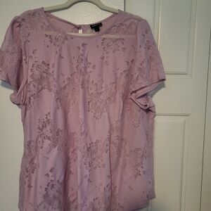 Torrid Lavender Lace Blouse